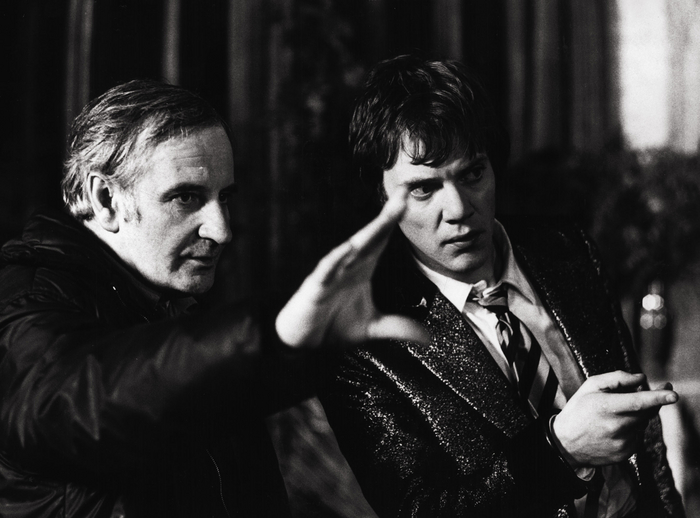 Lindsay Anderson and Malcolm McDowell